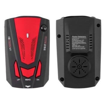 Car Radar Detector Auto 360 Degree Vehicle V7 Speed Voice Alert Laser Alarm Warning 16 Band LED Display Alarm Systems Security