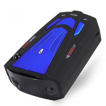 Zeepin V7 Anti Radar Car Radar Detector Car Laser Detector Speed Voice Alert Warning 16 LED Display Russian English