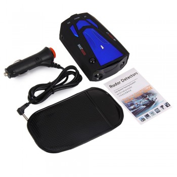 Zeepin V7 Anti Radar Car Radar Detector Car Laser Detector Speed Voice Alert Warning 16 LED Display Russian English