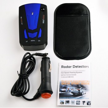 Car LED Radar Detector 360 Degree 16 Band English/Russian Voice for Vehicle V7 Speed Alert Alarm Warning Anti Radar Detectors