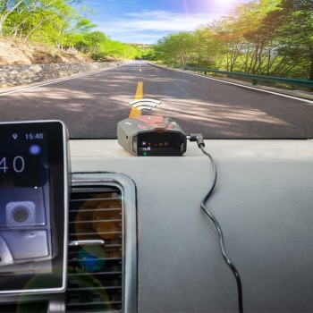 Car LED Radar Detector 360 Degree 16 Band English/Russian Voice for Vehicle V7 Speed Alert Alarm Warning Anti Radar Detectors