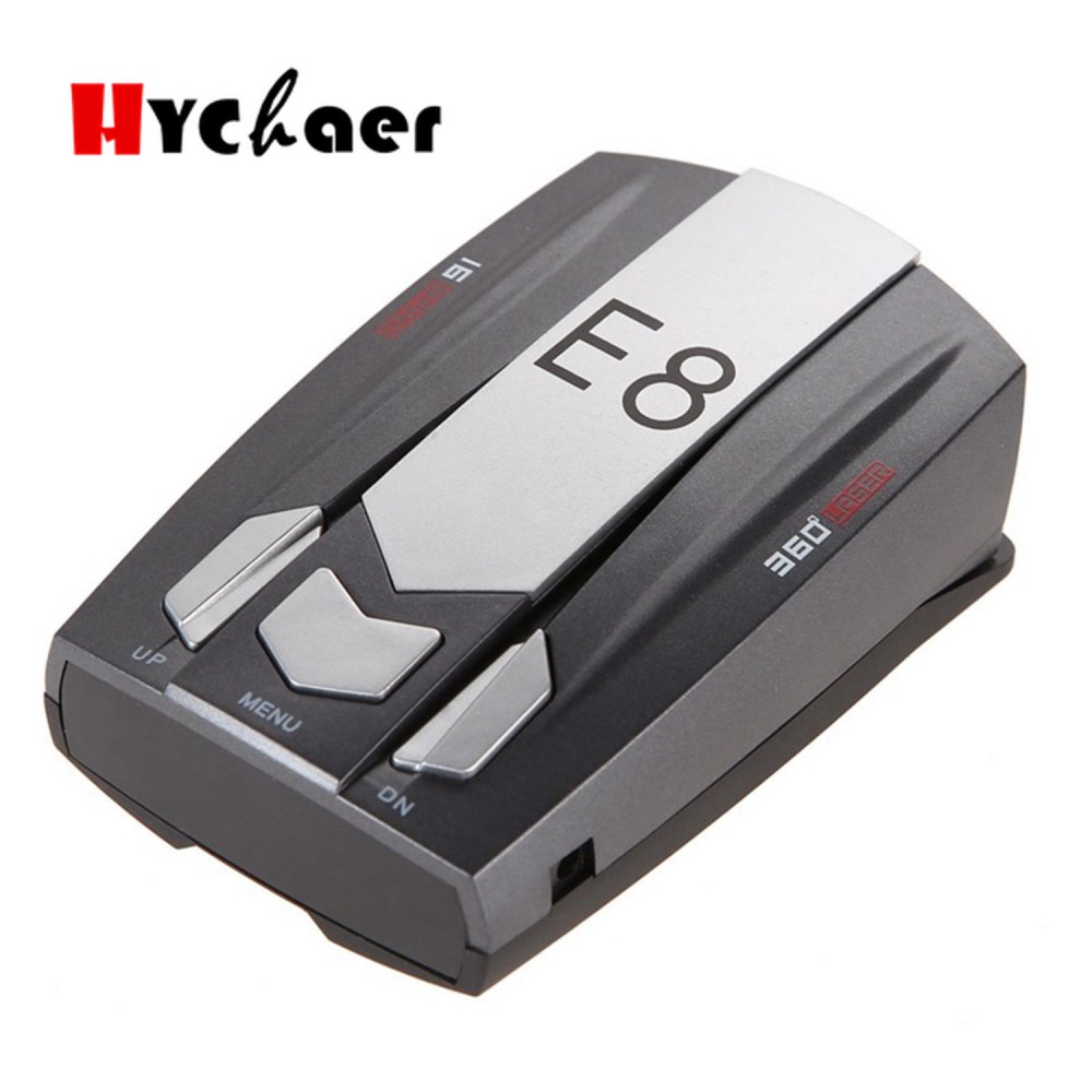 2V E8 led gps laser anti radar car electronics car detector best antiradars speed auto degrees detect X K Ka Ct La 12V DC