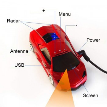 Latest Car Style 360 Degree Voice Alarm Radar Detectors Auto Vehicle Anti Police Speed Control USB Fixed Mini Radar Detection