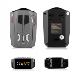 YASOKRO V9 Vehicle Radar Detector (English/Russian ) 360 Degree Car Trucker Speed Sensor Voice Alert Warning 16 Band LED Display