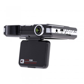 Hippcron Radar Detector Car DVR 2 IN 1 Russian and English Voice Full Band K KA X Antiradar and Speed Gun 720P G-Sensor