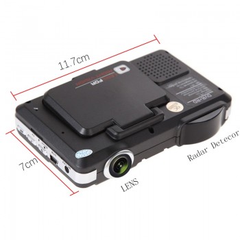 Hippcron Radar Detector Car DVR 2 IN 1 Russian and English Voice Full Band K KA X Antiradar and Speed Gun 720P G-Sensor