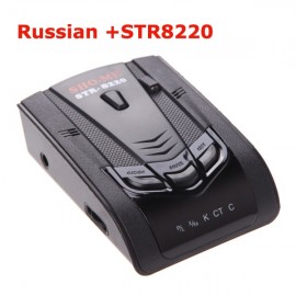 2018 New Anti Laser Car Radar Detector Full band STR 8220 Car Detector Radar Speed Laser Russian Voice Alert Electronic Dog
