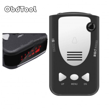 ObdTool New Alert Alarm Warning Anti Radar Detector English/Russian Support X K Ka VG-2 band 360 Degrees 16 Band LED Display