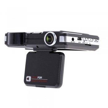 SINOVCLE Radar Detector Car DVR 2 IN 1 Russian and English Human Voice Full Band K KA X Antiradar and Speed Gun 720P G-Sensor