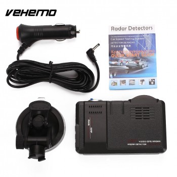 VEHEMO 2 in 1 720P Drive Safely Speed Control Detector Car Speed Laser Car Camera Radar Night Vision Car DVR Rocorder