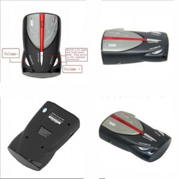 ObdTool Black Anti Radar Car Radar Detector Laser Radar Detector Voice Strelka Alarm System for Russian Car-Detector
