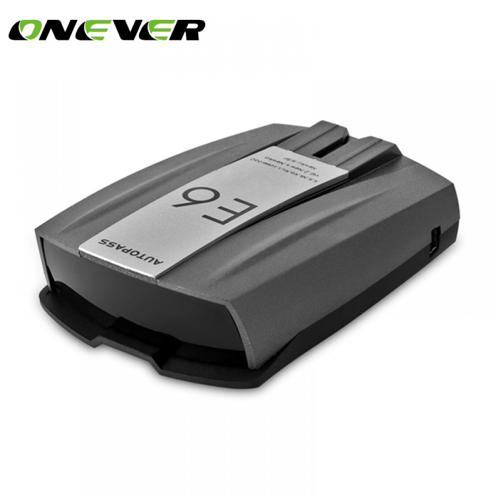 Onever E6 Laser Speed 360 degree Voice Warning Car Electronic Radar Detector English Russian Version LED Display GPS Navigator