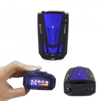 Onever Auto 16 Band GPS Car Radar Detector for Car V7 X K NK Ku Ka Laser VG-2 Speed Voice Alert Warning LED Display Red
