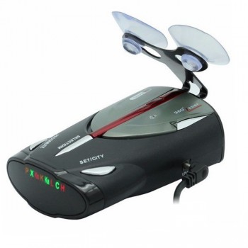 Hot! XRS 9880 Car Radar Detector Cobra Full 16-Band Russian amp; English Language Lacer Anti Radar Detector for Driving