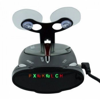Hot! XRS 9880 Car Radar Detector Cobra Full 16-Band Russian amp; English Language Lacer Anti Radar Detector for Driving