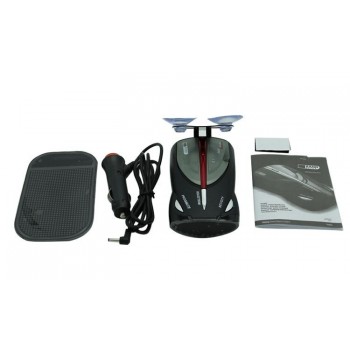 Hot! XRS 9880 Car Radar Detector Cobra Full 16-Band Russian amp; English Language Lacer Anti Radar Detector for Driving