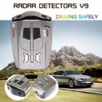 Universal Car Detector V9 Russia / English 16 Brand LED Display X / K / NK / Ku / Ka / Laser Anti Radar Detector