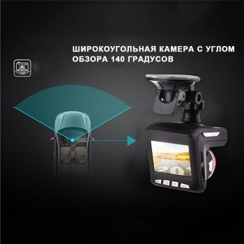 Russian Voice 3 In 1 Car DVR Camera Anti Radar Detector Laser HD 720P Built-in GPS Logger Alarm System Digital Video Recorder