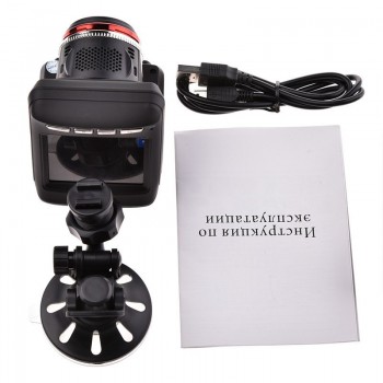 Russian Voice 3 In 1 Car DVR Camera Anti Radar Detector Laser HD 720P Built-in GPS Logger Alarm System Digital Video Recorder