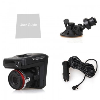 X K ka ku laser G-SENSOR Speed Direction Time 1200W WDR 2.3 Car DVR Radar Detector 2 in 1 Car-detector Camera Full HD 1080P