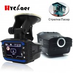 Car Radar Detectors DVR Recorder Speed Detector Russian Voice 3 In 1 720P  GPS Camera Dash Cam Fixed / Flow Velocity Measurement