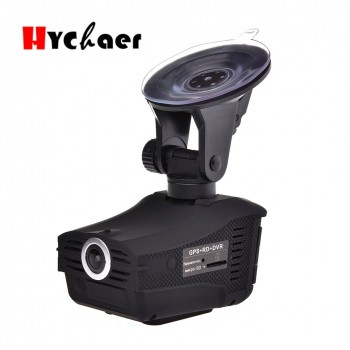 Car Radar Detectors DVR Recorder Speed Detector Russian Voice 3 In 1 720P  GPS Camera Dash Cam Fixed / Flow Velocity Measurement