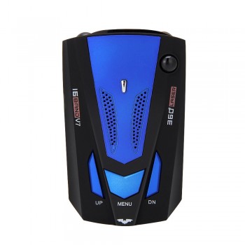 CARCHET V7 Car 360 degrees Laser Scanning LED GPS Radar Detector Voice Alert Speed Overspeed Alarm Police Detector 16 Full Brand