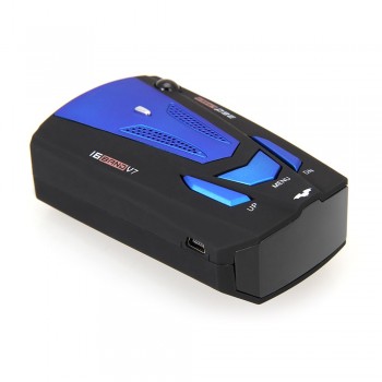 CARCHET V7 Car 360 degrees Laser Scanning LED GPS Radar Detector Voice Alert Speed Overspeed Alarm Police Detector 16 Full Brand