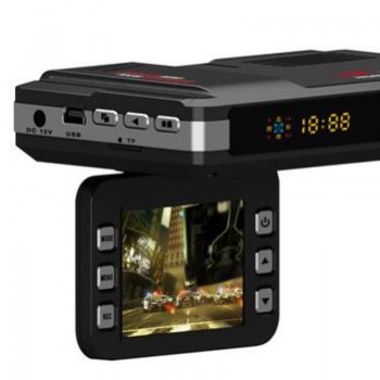 ObdTooL 3 In 1 Car DVR Anti Radar Detector Full Bands GPS Camera Tracker G-sensor Dual Camera Loop Recording Dash Cam