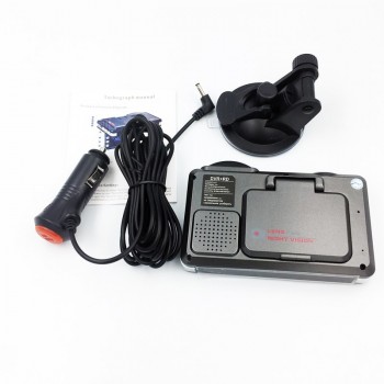 QUIDUX 2 in 1 Car DVR Radar Detector Dash Cam Anti Radar Night Vision 2.0 Inch HD LCD Display 720P Russian English Voice Dashcam