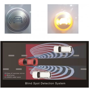 24GHz Millimeter Wave Radar Blind Spot Detection Car Warning Monitoring Lane Change Assistant Driving Security BLIS/BSM/SAS/BSD