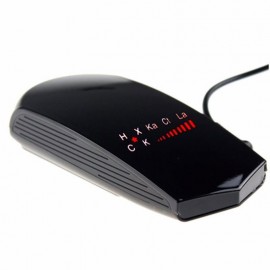 ENKLOV  Microwave Radar Detector English Russian Speed Vehicle Detector  Multi-section Warning LED Display Detection Devices