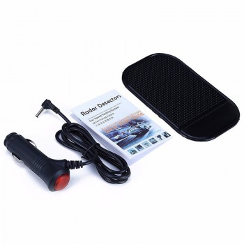 ENKLOV  Microwave Radar Detector English Russian Speed Vehicle Detector  Multi-section Warning LED Display Detection Devices