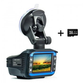 2018 Auto Portable Radar Detectors with DVR Dash Cam Vehicle Anti Police Speed Control Safety Voice Alarm 2in1 Radar Detection
