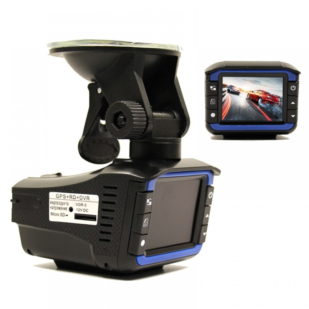 QUIDUX 2 in 1 Anti laser Car radar detector dvr camera recorder 2.4 tft 150 degree lens (Russian+English Voice) version HD 720P
