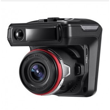 (Russian Voice) 3 in 1 Car Radar detector DVR Video Camera 2.4 Anti laser Radar Detector Fixed Point Velocity GPS logger