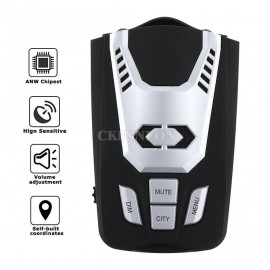 DHL 10PCS LG300 X K Ka Laser Car-detector Anti Radar Detector Voice Alarm with LED Screen Display Protect Driving Safety