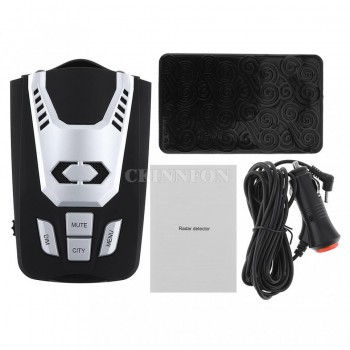 DHL 10PCS LG300 X K Ka Laser Car-detector Anti Radar Detector Voice Alarm with LED Screen Display Protect Driving Safety