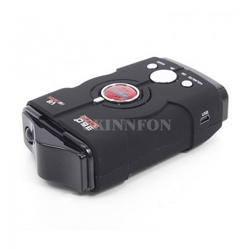 DHL 100PCS Professional LED Display V8 Car Radar Detector 360 Degrees Russia / English Voice Alert Warning Radar Detectors