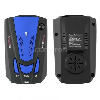 DHL 100PCS 1.5 LCD Display Car Speed Alarm System Radar Detector 16 Band X K Ka Laser VG-2 V7 LED