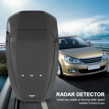 Car Radar Speedometer Detector Touch Operation Anti-jamming Vehicle Speed Voice Alert Alarm for Russian/English Car Accessories