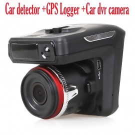 ( Russian Voice) Car Radar Detector 3 in1 dvr camera 150 degree lens Full HD 1280x720P 30FPS 2.4 TFT laser GPS Logger tracker.