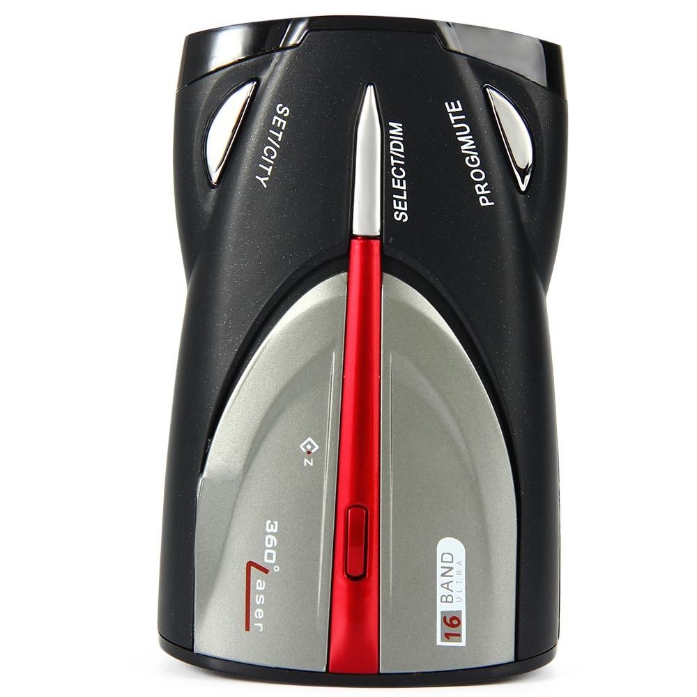 Portable 360 Degree Voice System Auto Radar Detectors Anti Police Safety Full 16 Band LED Display Alert Warning Radar Detection