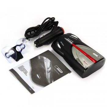 Portable 360 Degree Voice System Auto Radar Detectors Anti Police Safety Full 16 Band LED Display Alert Warning Radar Detection