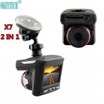 OkeyTech Car Styling Best 2 In 1 Radar Laser Speed Detector Car Video Recorder Multiple Car DVR With English /Russian Version