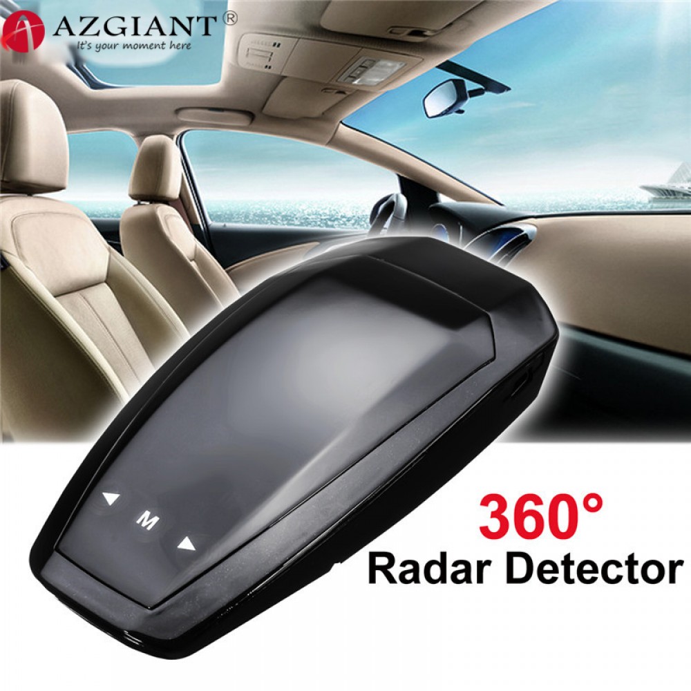 AZGIANT English Russian Radar Speed Control Detector LED display Drive Safely and Avoid Traffic Crash  Alarm System and Security