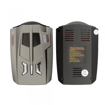 OkeyTech V9 Best Car Radar Detector 360 Degrees LED Display Alert Warning Anti Radar Detectors Russia / English Voice