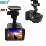 OkeyTech Best 2 in 1 Camera 720P Laser Radar Signal Detection Night Vision Dash Cam DVRs Car Detector