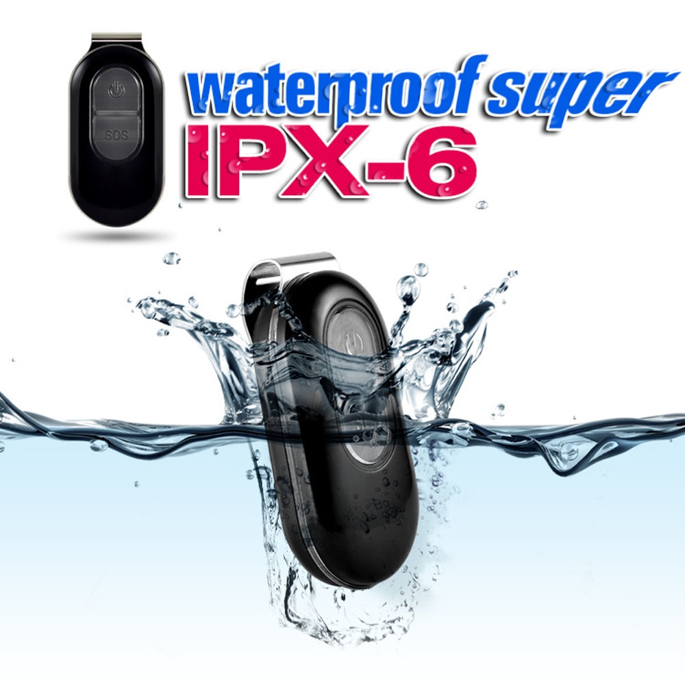 Waterproof Mini Person GPS Tracker with Google Map Tracking Pet Dog System LK106 Black