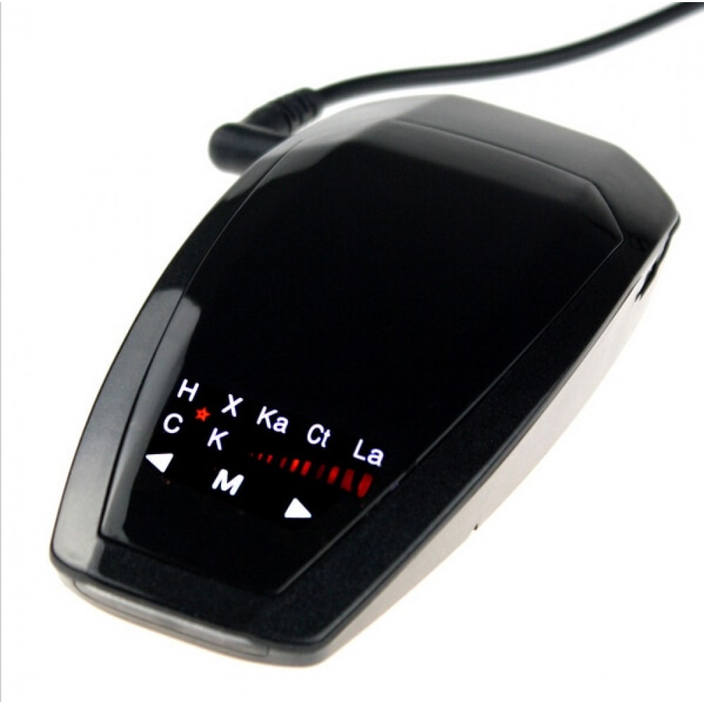 K band Touch Car Radar detector Mini Car Radar detector Full band Anti Radar detector 360 degree lens Russian/ English